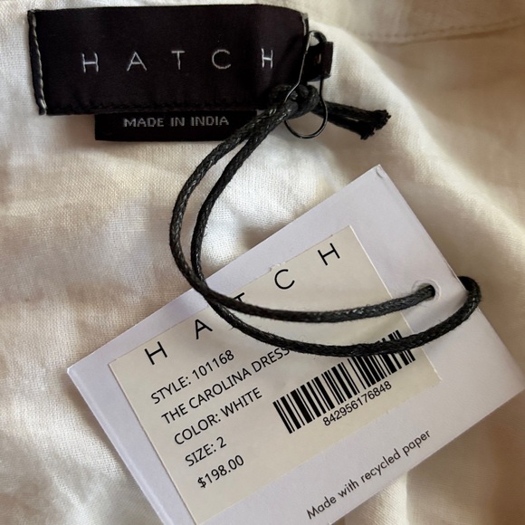 Hatch The Carolina Dress in White Gauze Maternity Size 2 M NWT - Picture 7 of 7